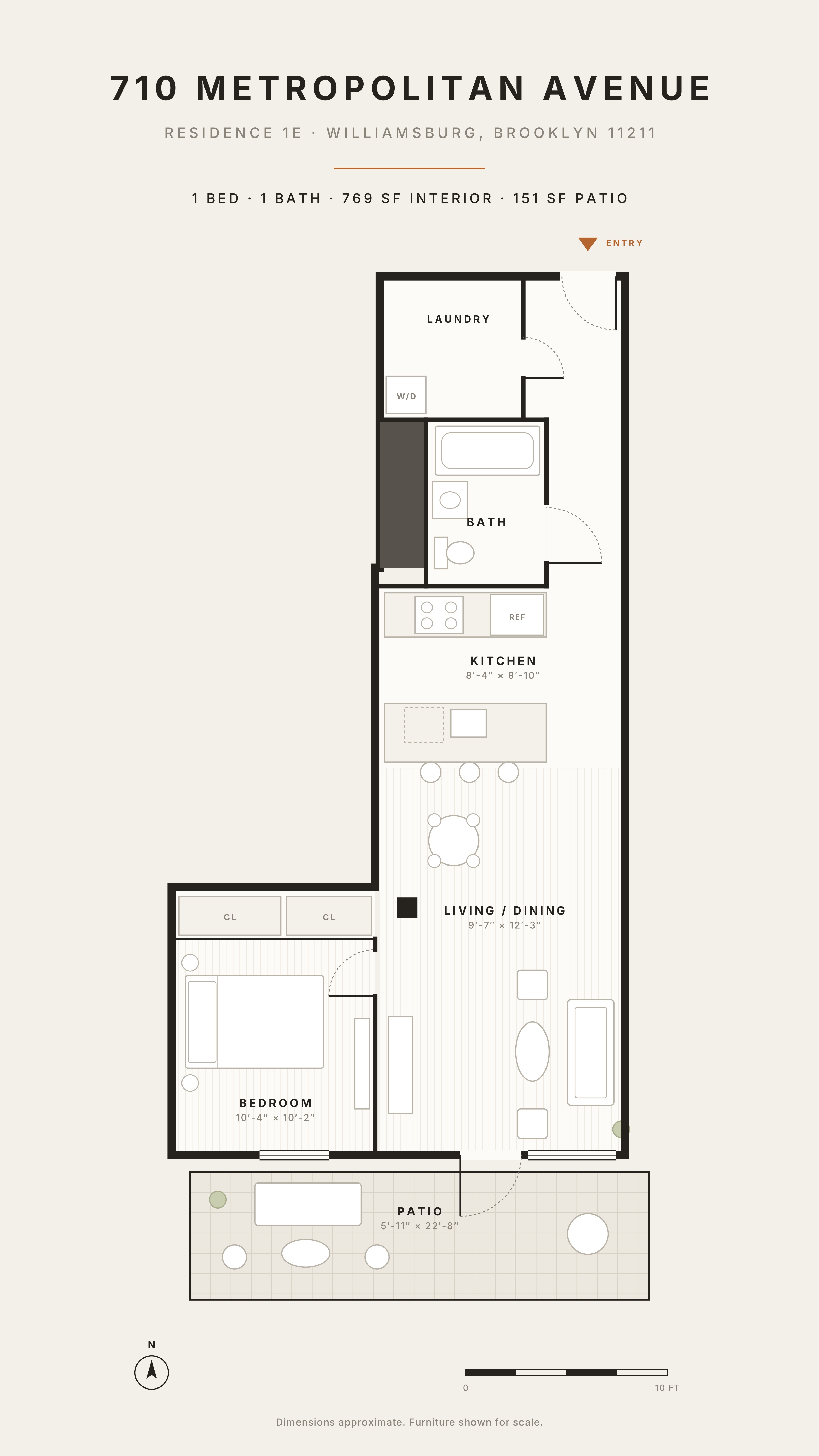 710 Metropolitan Avenue 1E East Williamsburg Brooklyn NY 11211